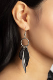 Primal Palette - Black Earrings