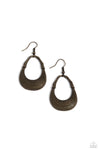 Terra Timber - Brass Earrings