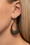 Terra Timber - Brass Earrings