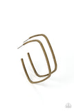 Major Flex - Brass Hoop Earrings