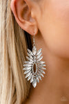 Turn up the Luxe - White Earrings