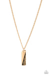 Tag Along Gold Mens Necklace