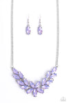 Ethereal Efflorescence - Purple Necklace