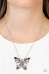 Badlands Butterfly - Black Necklace