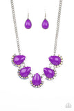 Ethereal Exaggerations - Purple Necklace