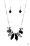 Crystallized Couture - Black Necklace