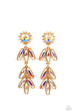 Space Age Sparkle - Gold Earrings