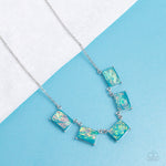 Opalescent Oblivion - Blue Necklace