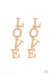 L-O-V-E - Gold Earrings