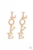 L-O-V-E - Gold Earrings