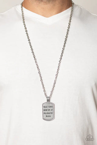 Empire State of Mind - Silver Mens Necklace