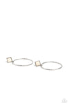 Canyon Circlet - White Earrings