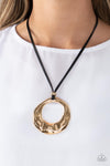 Tectonic Treasure - Gold necklace