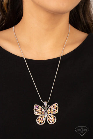 Empire Diamond Exclusive Fame and FLUTTER - Multi Butterfly Necklace -