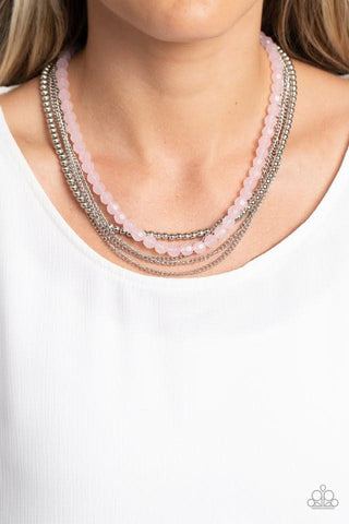 Boardwalk Babe Pink Necklace