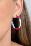 Multicolored Mambo - Pink Multi Earrings