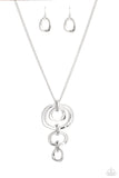 Tranquil Trickle - Silver Necklace