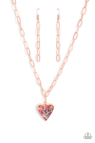 Kiss and SHELL - Copper Necklace