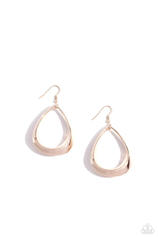 Subtle Solstice - Rose Gold Earrings