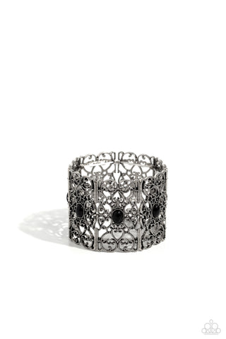 Fairest Filigree - Black Bracelet