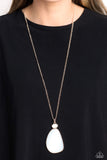 Geometric Glow - Rose Gold Necklace