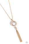 Rotating Radiance - Gold Necklace