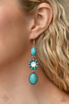 Carefree Cowboy - Blue Earrings