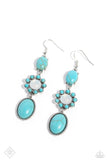 Carefree Cowboy - Blue Earrings