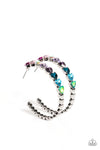 Hypnotic Heart Attack - Multi LOP Hoop Earrings