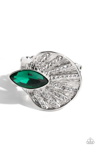 Fan Dance Dazzle - Green Rings