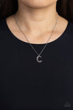 Leave Your Initials - Silver - C Necklace