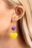 Flirting with Fashion - Purple Earrings