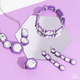 Evolving Elegance - Purple Necklace