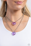 Layered Love - Purple Necklace