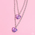 Layered Love - Purple Necklace