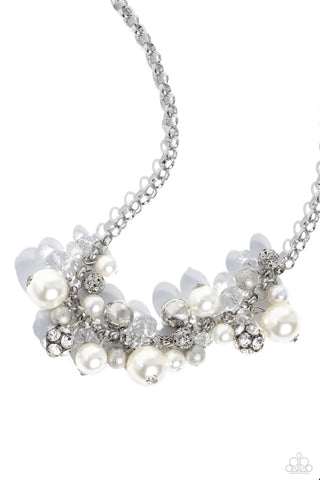 Corporate Catwalk - White Necklace