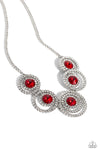 Dramatic Darling - Red Necklace