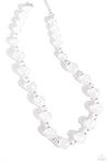 Timelessly Tantalizing - White Necklace