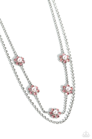 A SQUARE Beauty - Pink Necklace