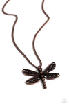 Dragonfly Dance - Copper Necklace