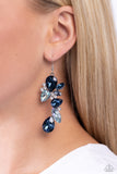 Fancy Flaunter - Blue Earrings