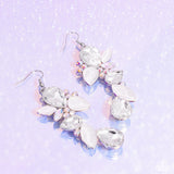 Fancy Flaunter - White Earrings