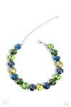 Alluring A-Lister - Green Necklace