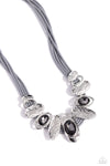 Sliding Splendor - Silver Necklace