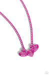 Low-Key Lovestruck - Pink Necklace