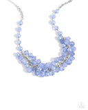 Pearl Pandora - Blue Necklace