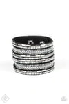 A Wait-and-SEQUIN Attitude - Black Urban Bracelet