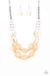 Seacoast Sunset Brown Necklace