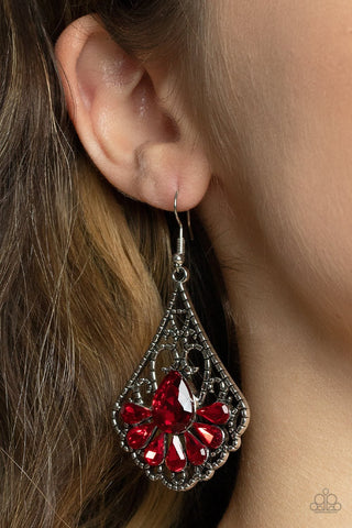 Exemplary Elegance Red Earrings