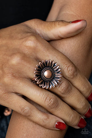 Floral Farmstead Copper Ring